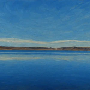 Laguna y cielo