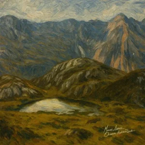 Laguna en los Andes Peruanos