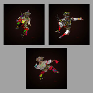 Trilogía Danzante de tijeras (3 cuadros)